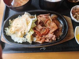 ライダー定食（豚キムチ)