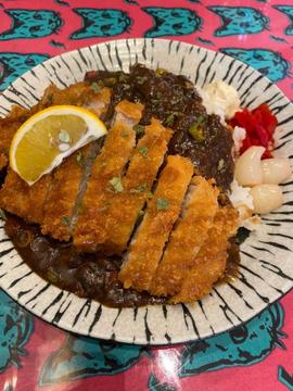 カツカレー唐辛子トッピング