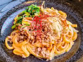 汁なし担々うどん (辛くしてと依頼)