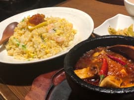 選べるチャーハンとロンフーランチ サンダー