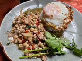 ガパオライス(トリ) 唐辛子10本