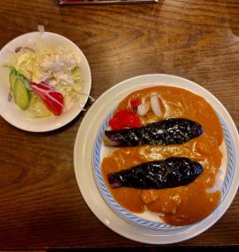 茄子カレーライス 大激辛
