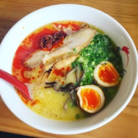 鶏白湯塩ラーメン 辛み
