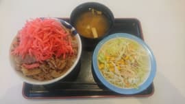 牛丼(特盛) サラダセット