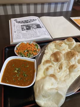 ランチAセット(キーマカレー) 辛口