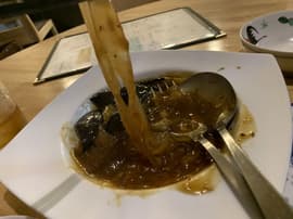 茄子と板春雨の辛炒め