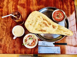 キーマエッグカレーナンセット 2辛