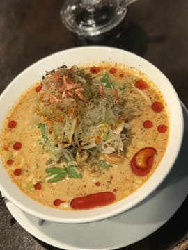 冷やし担担麺(汁あり) 痺れない　痺れる　すごく痺れる