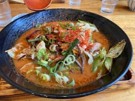 野菜ラーメン 地獄辛
