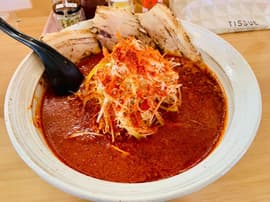 🌶🌶超激辛ラーメン🌶🌶  ポルコロッソの憂鬱 超鬼辛 DEATH。（🌶✖️２０）