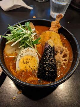 彩り野菜のチキンレッグカレー 30辛