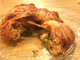 カキ入りポッサムキムチサラダ