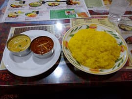 二種のカレーセット