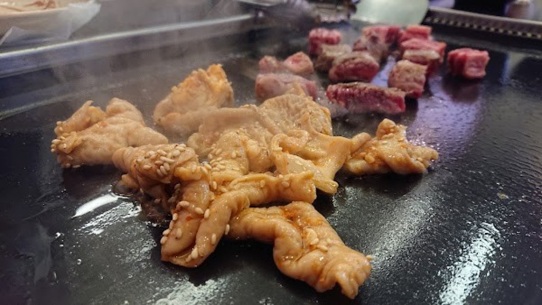 大阪 十三 鉄板焼 かしわぎ