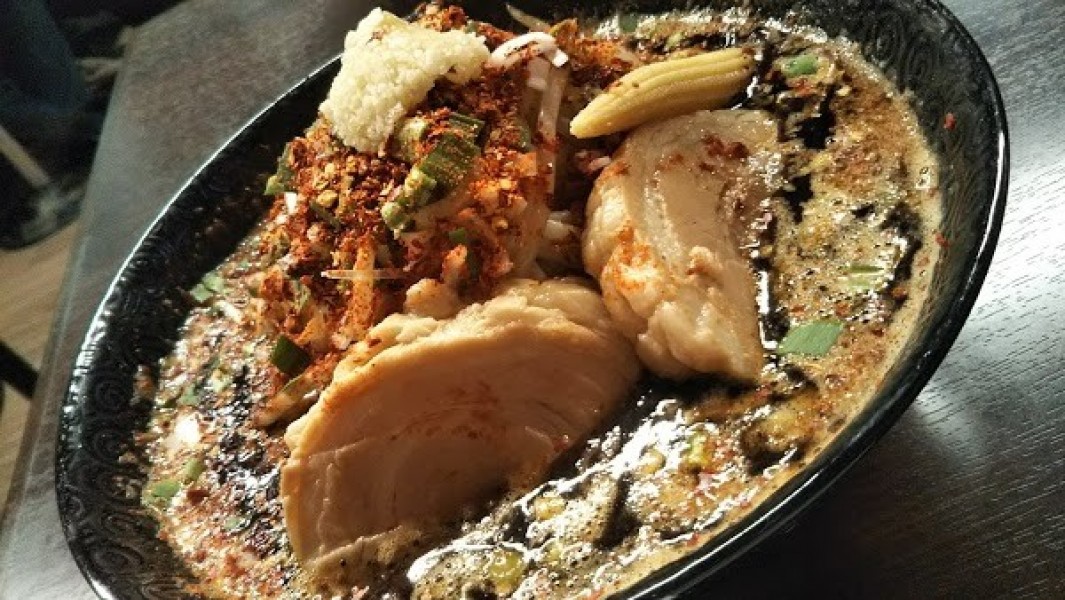 Japanese soba Noodles 蠍