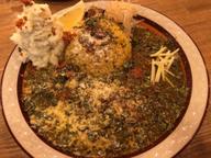 ほうれん草キーマカレー