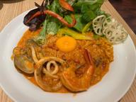 太陽の海鮮（ヘルム）辛トゥーンバトマト麺 2辛