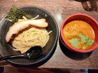 辛つけ麺　2辛（ﾁｬｰｼｭｰはもらいもの） 2辛