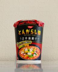 とんがらし麺 うま辛海鮮 ５ 激辛（辛さ調節パウダー全使用）