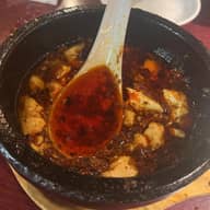 頂天石焼き麻婆豆腐 中辛、激辛，地獄辛