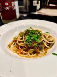 アオサノリのアラビアータ