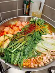 赤から鍋スープ15番(ストレート) 辛さの限界に挑戦15番