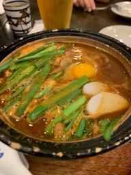 激辛スタミナもつ入り味噌煮込みうどん