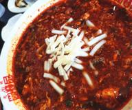 元祖辛麺 チーズトッピング 20辛