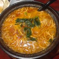 海老ワンタン麺 花椒多め 花椒の刺激強烈と書いてあります