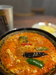 【辛・オブ・ザ・イヤー2025銅賞】たまごとチーズの四川スープカレー激辛春雨入り