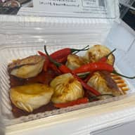 オリジナルラー油の焼き小籠包 (#激辛グルメフェス&#カレーフェス)