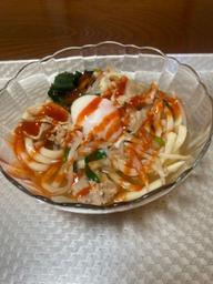 キムチぶっかけうどん