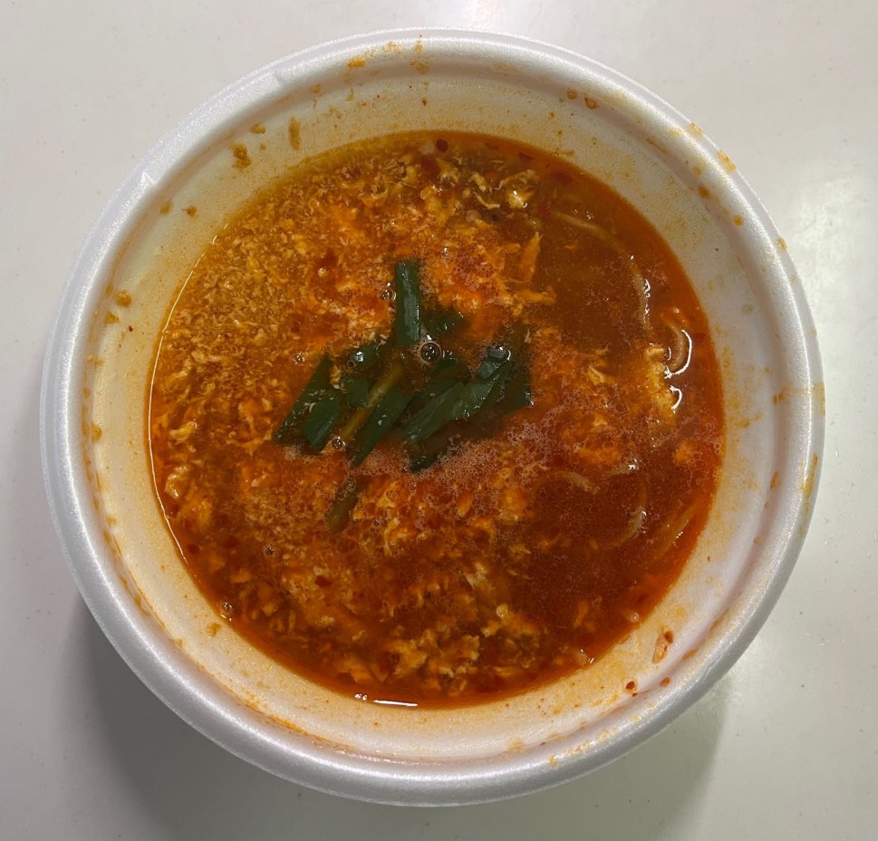 ピリ辛玉子スープ辛麺