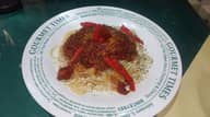 超猛烈激辛ミートソースパスタ
