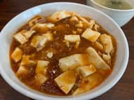 麻婆豆腐丼 できるだけ辛く