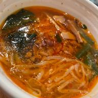 ユッケジャンクッパ風スープ（雑穀入り）