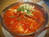 赤のとんこつラーメン 地獄の中級