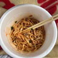 日清のどん兵衛 韓国風甘辛ヤンニョムチキン味焼うどん

 辛さレベル２