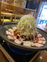 フジサン盛り蛸ボッサム（蛸と豚肉の激辛炒め）