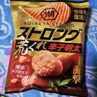 KOIKEYA STRONG ポテトチップス 荒くれ辛子明太