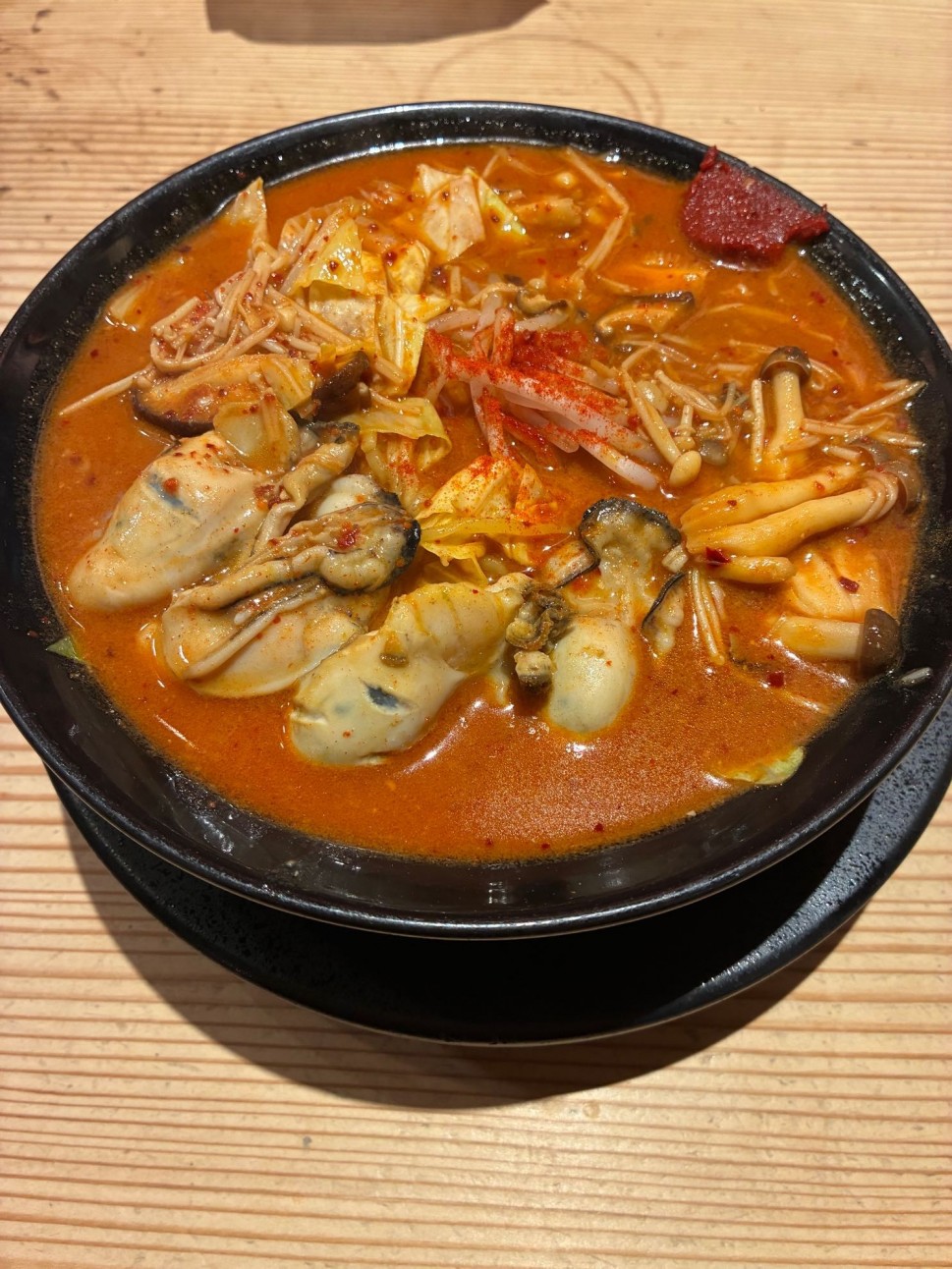 牡蠣味噌ラーメン 3辛