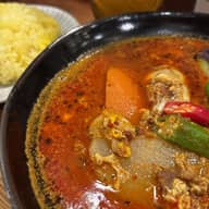 【辛・オブ・ザ・イヤー2025銅賞】たまごとチーズの四川スープカレー激辛春雨入り