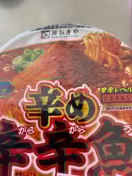 辛め 辛辛魚らーめん 辛辛レベル6.5くらい