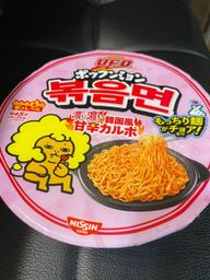 UFO ポックンミョン     濃い濃い韓国風甘辛カルボ レベル4