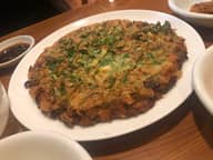 ネギ海鮮チヂミ（青唐辛子追加）