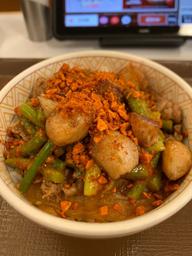 トリプルニンニク牛丼 辛