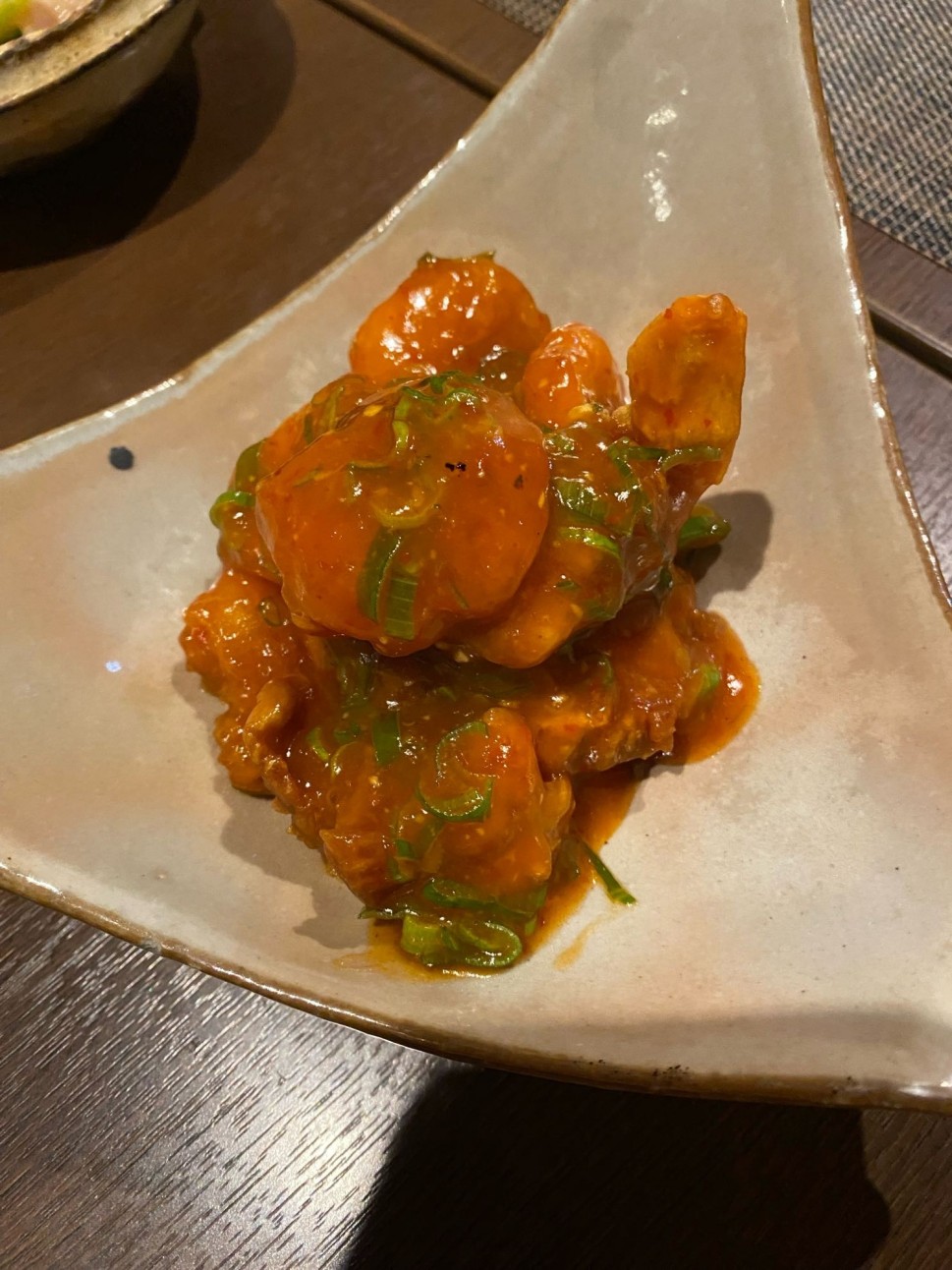海老と鶏肉のチリソース
