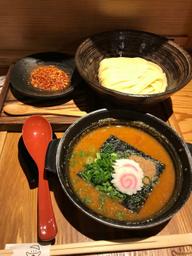 めんたい煮込みつけ麺セット 激旨辛(旧バカ旨辛)