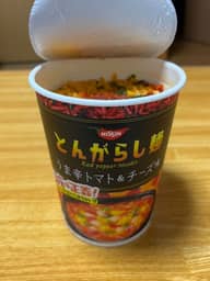 とんがらし麺 うま辛トマト&チーズ味 4辛