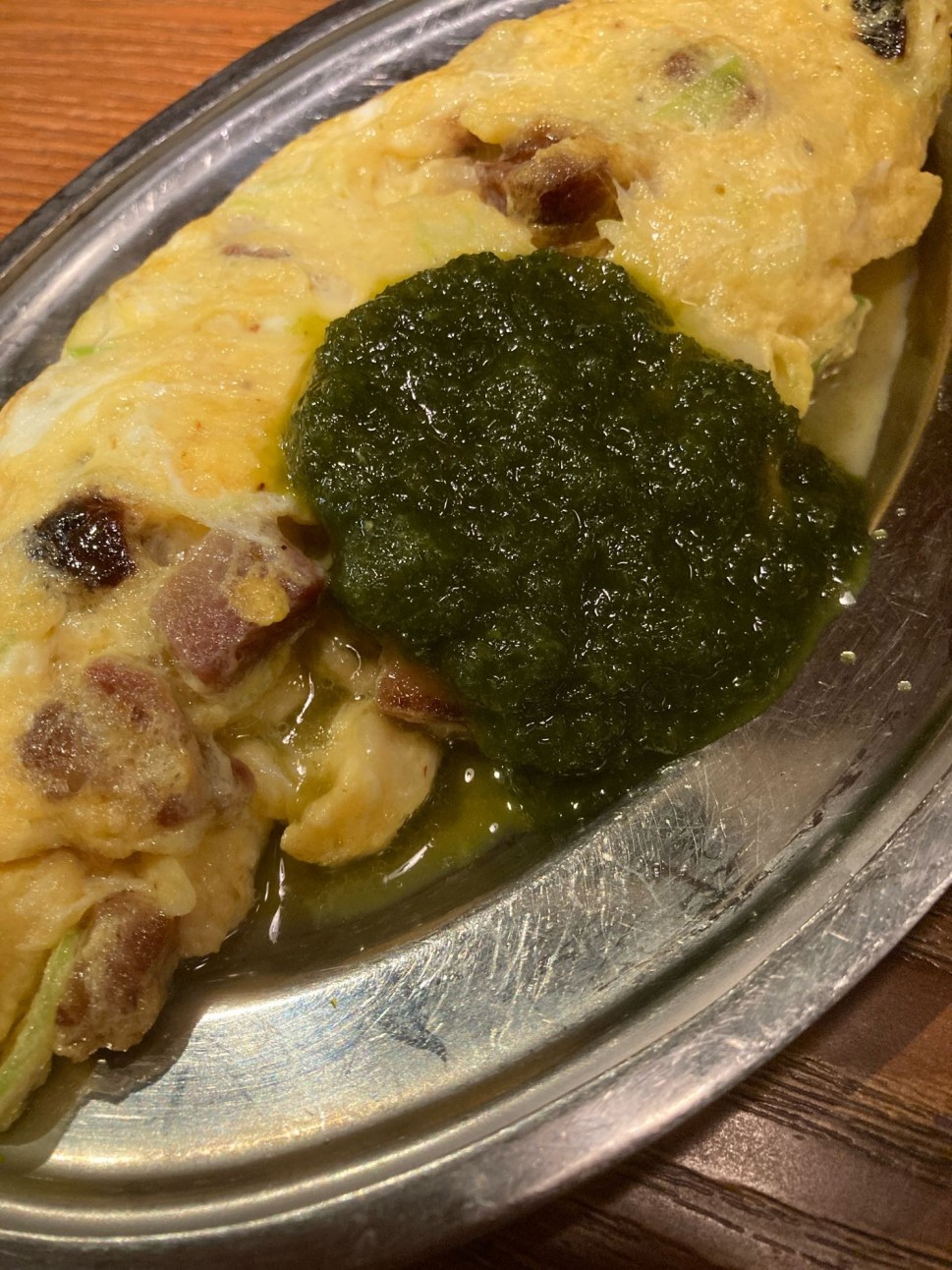 青唐チャーシューオムレツ